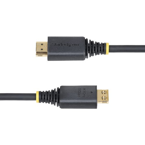 StarTech.com HDMI2-CABLE-GRIP-1M HDMI cable 39.4" (1 m) HDMI Type A (Standard) Black
