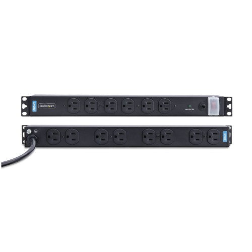 StarTech.com 1415B8H-RACK-PDU-SP power distribution unit (PDU) 14 AC outlet(s) 1U Black