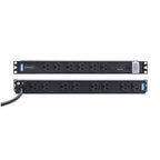 StarTech.com 1415B8H-RACK-PDU-SP power distribution unit (PDU) 14 AC outlet(s) 1U Black