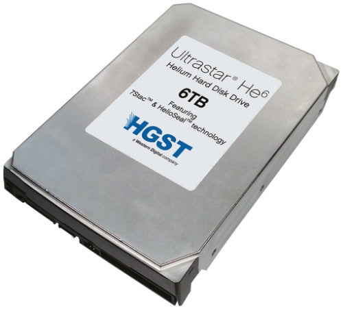 Western Digital Ultrastar HE6 6TB internal hard drive 7200 RPM 64 MB 3.5" SAS
