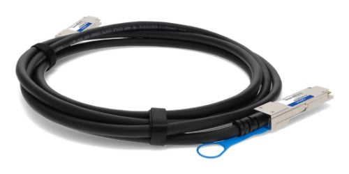 AddOn Networks ADD-Q28INQ28MX-P2M InfiniBand/fibre optic cable 78.7" (2 m) QSFP28 DAC Black, Stainless steel