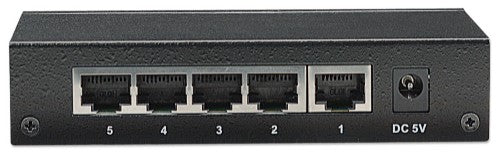 Intellinet 5-Port Fast Ethernet Office Switch Fast Ethernet (10/100) Black