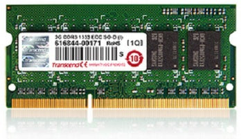 Transcend 8GB PC3-12800 memory module 1 x 8 GB DDR3 204-pin SO-DIMM ECC