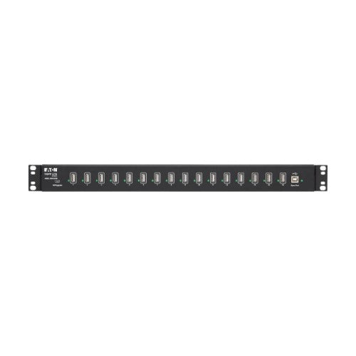 Tripp Lite U280-016-RM interface hub 480 Mbit/s Black
