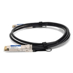 AddOn Networks QDD-400-CU0-5M-AO InfiniBand/fibre optic cable 19.7" (0.5 m) QSFP-DD DAC Black