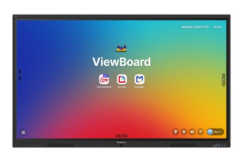 Viewsonic IFP6541 interactive whiteboard 65" 3840 x 2160 pixels Touchscreen Black