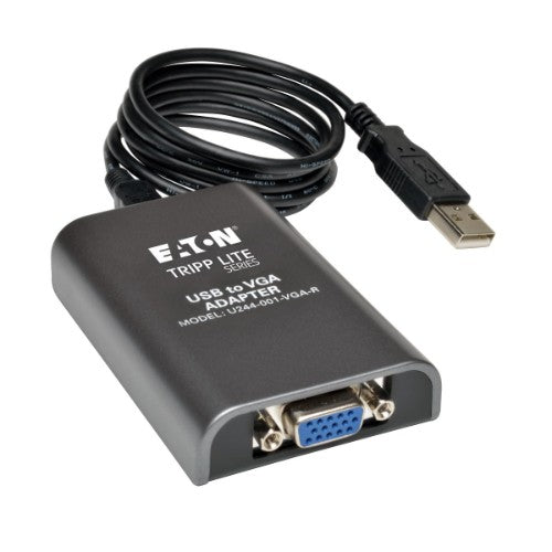Tripp Lite U244-001-VGA-R USB graphics adapter 1920 x 1200 pixels Black