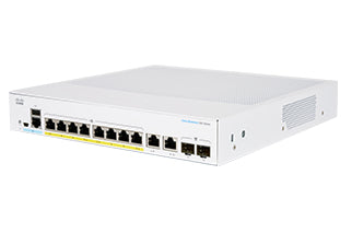 Cisco CBS350-8P-2G Managed L2/L3 Gigabit Ethernet (10/100/1000) Silver