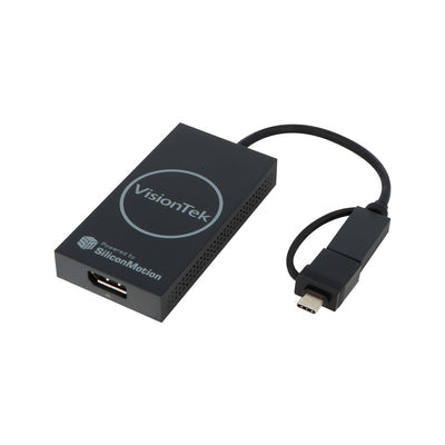 VisionTek 901505 video cable adapter 53.1" (1.35 m) DisplayPort USB Type-A + USB Type-C