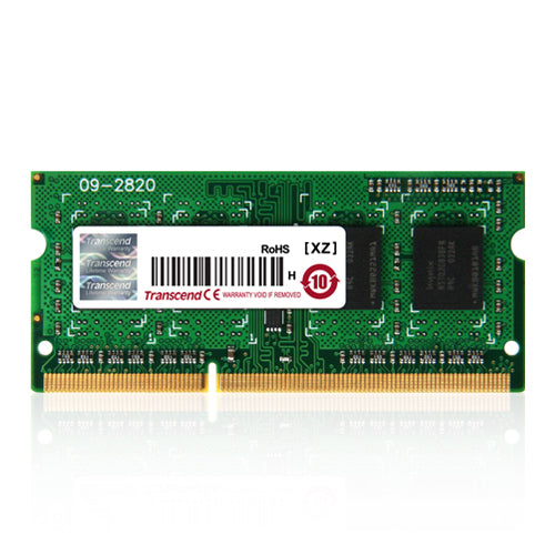 Transcend 4GB, 1600MHz, SO-DIMM memory module 1 x 4 GB DDR3 204-pin SO-DIMM