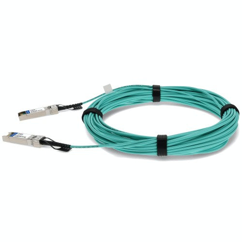 AddOn Networks 470-ABMJ-AO InfiniBand/fibre optic cable 787.4" (20 m) SFP+ AOC Aqua color
