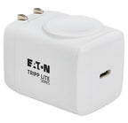Eaton U280MS-2N1-WH2 mobile device charger Tablet, Watch, Mobile phone White AC Wireless charging Indoor
