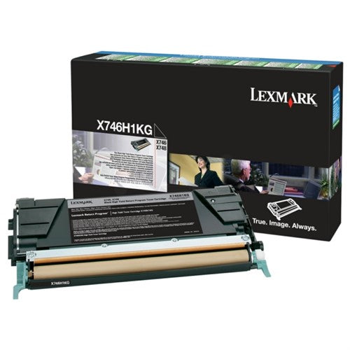 X746H1KG Toner black, 12K pages