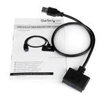 StarTech.com USB3S2SAT3CB laptop dock/port replicator Black