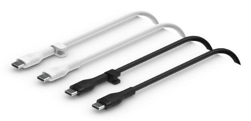 Belkin BoostCharge Flex USB cable 78.7" (2 m) USB C Black, White