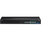 Trendnet TPE-BG182G network switch Unmanaged Gigabit Ethernet (10/100/1000) Power over Ethernet (PoE) 1U Black