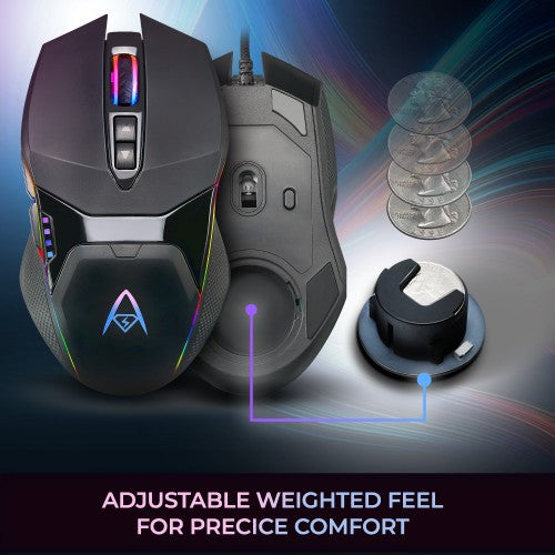 Adesso iMouse X5 mouse Gaming Ambidextrous USB Type-A Optical 6400 DPI