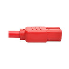 Tripp Lite P018-002-ARD power cable Red 23.6" (0.6 m) C14 coupler C15 coupler