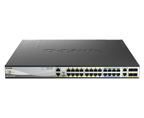 D-Link DMS-3130-30PS network switch Managed L3 2.5G Ethernet (100/1000/2500) Power over Ethernet (PoE) 1U Black