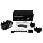 StarTech.com SV231DPDDUA KVM switch Black