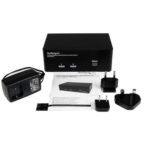 StarTech.com SV231DPDDUA KVM switch Black