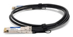 AddOn Networks QDD-400-CU3M-AO InfiniBand/fibre optic cable 118.1" (3 m) QSFP-DD DAC Black, Stainless steel