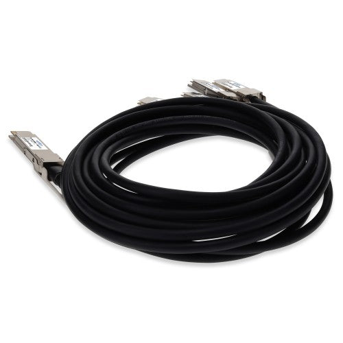 AddOn Networks DAC-Q56DD-4Q56-SFF-100G-2M-AO InfiniBand/fibre optic cable 78.7" (2 m) QSFP-DD QSFP56 Twinax Black