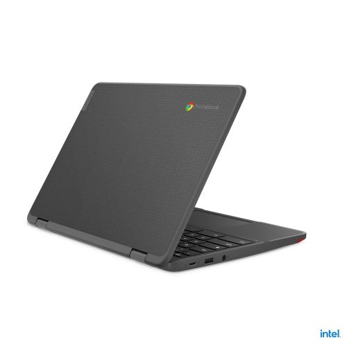 Lenovo 500e Yoga Chromebook Gen 4 Intel® N N100 12.2" Touchscreen WUXGA 4 GB LPDDR5-SDRAM 32 GB eMMC Wi-Fi 6E (802.11ax) ChromeOS US English Gray