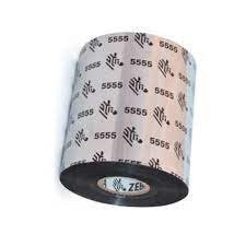 Zebra 5555 Wax/Resin thermal ribbon 1181.1" (30 m) Black