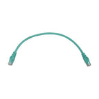 Tripp Lite N261-001-AQ networking cable Aqua color 11.8" (0.3 m) Cat6a U/UTP (UTP)