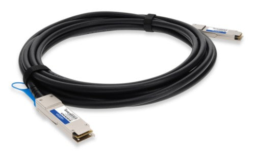 AddOn Networks ADD-QHPCQPA-PDAC5M InfiniBand/fibre optic cable 196.9" (5 m) QSFP+ DAC Black, Stainless steel