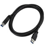 StarTech.com USB3CAB2M USB cable USB 3.2 Gen 1 (3.1 Gen 1) 78.7" (2 m) USB A USB B 5 Gbit/s Black
