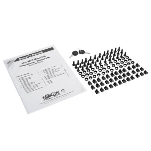 Tripp Lite SRW12US33G rack cabinet 12U Wall mounted rack Black