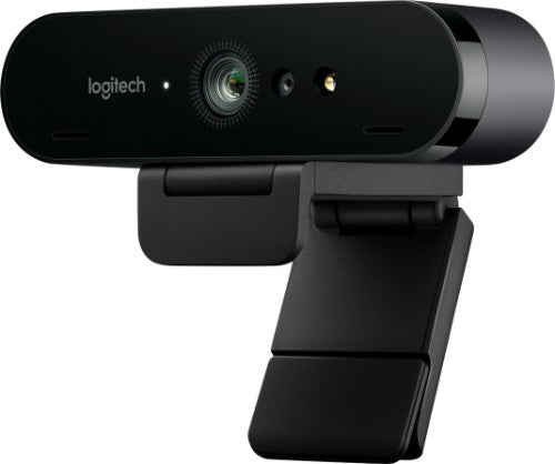 Logitech Brio 4K Webcam for Business, biometrics login with Windows Hello, Works with Microsoft Teams, Zoom, Google