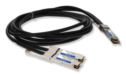AddOn Networks CAB-D-2Q-400G-3M-AO InfiniBand/fibre optic cable 118.1" (3 m) QSFP-DD 2x QSFP56 DAC Black