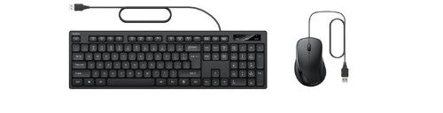 Belkin BBZ014TT keyboard Mouse included Universal USB AZERTY English Black