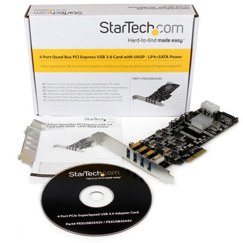 StarTech.com PEXUSB3S44V interface cards/adapter Internal USB 3.2 Gen 1 (3.1 Gen 1)