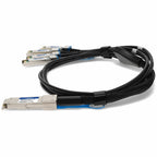 AddOn Networks QSFP28-4SFP28-PDAC5M-FT-AO InfiniBand/fibre optic cable 196.9" (5 m) 4x SFP28 DAC Black