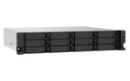 QNAP TS-1273AU-RP-8G NAS Rack (2U) Ryzen Embedded V1500B 8 GB DDR4 0 TB QNAP QTS Aluminum, Black
