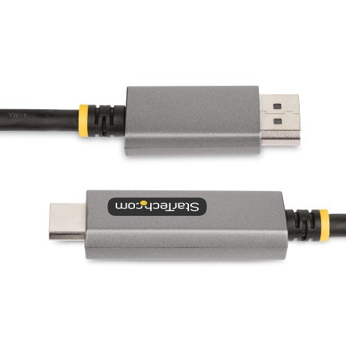 StarTech.com 133DISPLAYPORTHDMI21 video cable adapter 78.7" (2 m) DisplayPort HDMI Black, Silver