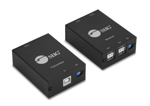 Siig JU-EX0311-S1 network extender Network transmitter Black
