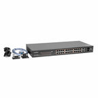 Rocstor SolidConnect SCM28 Managed L2 Gigabit Ethernet (10/100/1000) Power over Ethernet (PoE) Black