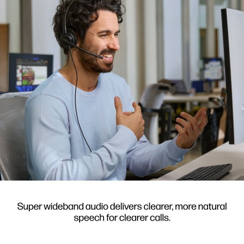 HP Poly Mission 425 Stereo USB Wired Headset
