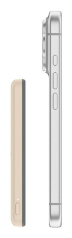 Belkin BoostCharge Lithium-Ion (Li-Ion) 5000 mAh Wireless charging Beige, Gray