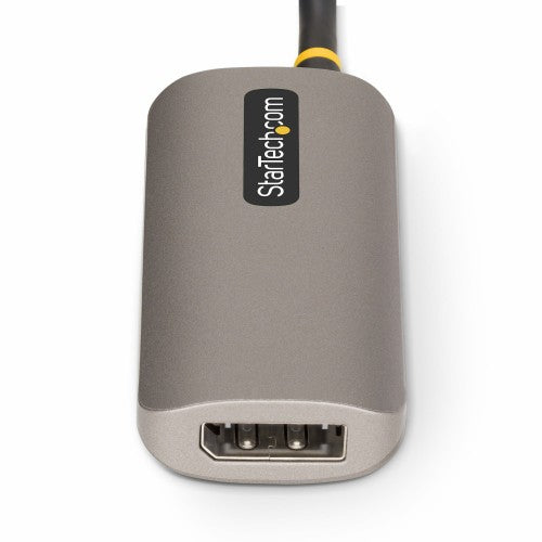 StarTech.com 148B-HDMI-DP-8K video cable adapter 11.8" (0.3 m) HDMI Type A (Standard) DisplayPort Black, Silver