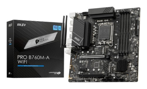 MSI PRO B760M-A WIFI motherboard Intel B760 LGA 1700 micro ATX