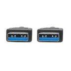 Tripp Lite U320-003-BK USB cable USB 3.2 Gen 1 (3.1 Gen 1) 35.4" (0.9 m) USB A Black