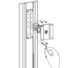 Ergotron Track Mount Bracket Kit Aluminum