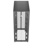 Vertiv VR3150 rack cabinet 42U Freestanding rack Black, Transparent