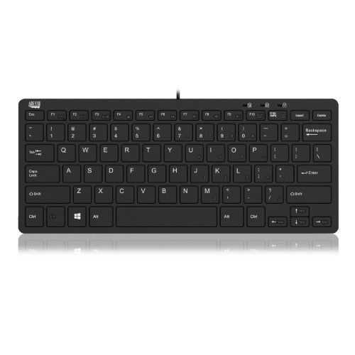 Adesso SlimTouch 510 keyboard Universal USB QWERTY US English Black